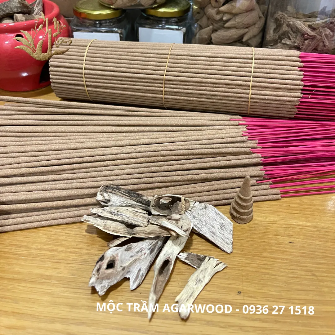 Agarwood Incense Sticks – Natural Vietnamese Agarwood for Worship &amp; Daily Use